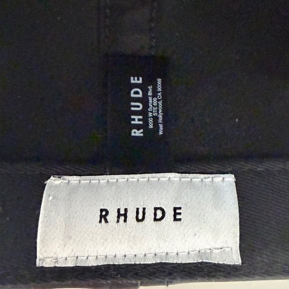 RHUDE logo leather hat - Picture 3 of 4